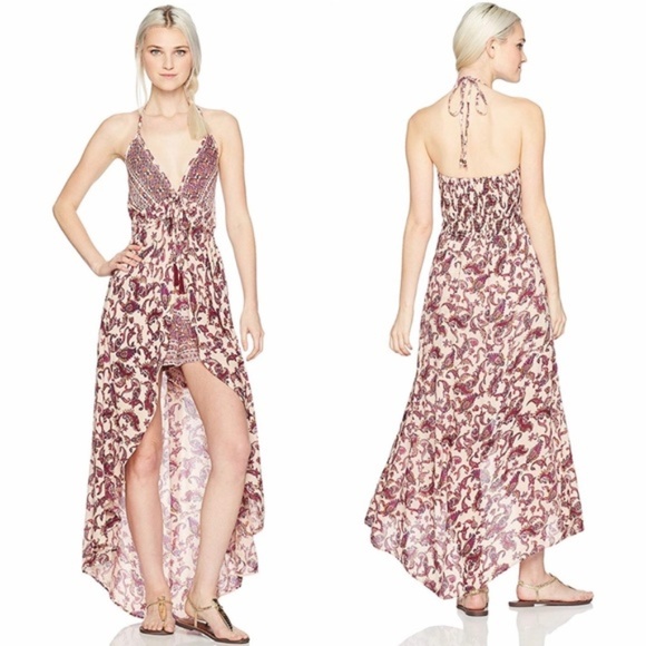 Angie Pants - {Angie} Multicolor Printed Maxi Romper Size Medium